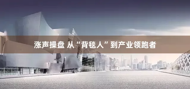 涨声操盘 从“背毯人”到产业领跑者